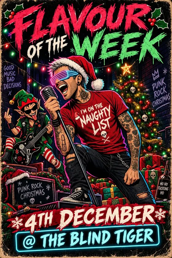 Punk Rock Christmas poster